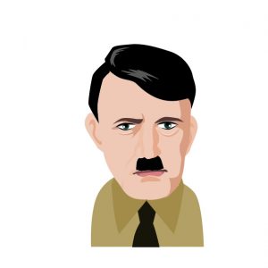 ヒトラーのイラスト